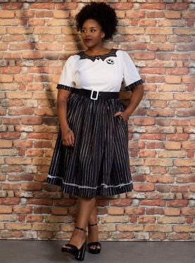 Her Universe The Nightmare Before Christmas Jack Skellington Retro Dress Plus Size Her Universe Exclusive, , hi-res